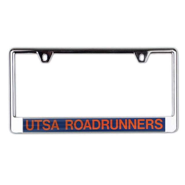 Texas San Antonio Roadrunners Lic Plate Frame B/O Printed