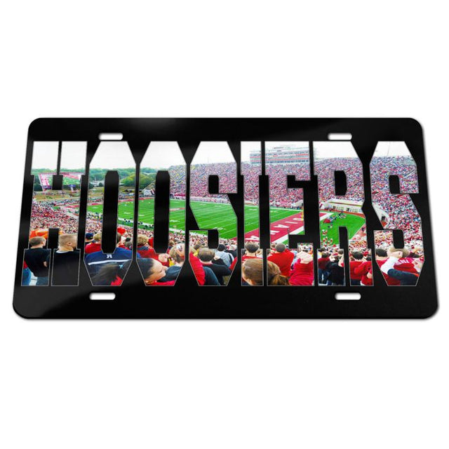 Indiana Hoosiers Specialty Acrylic License Plate