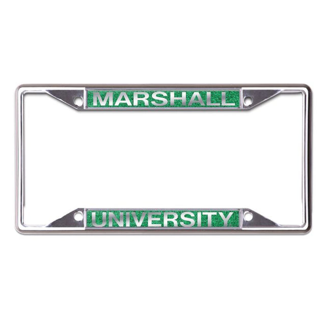 Marshall Thundering Herd GLITTER BACKGROUND Lic Plt Frame S/S Printed