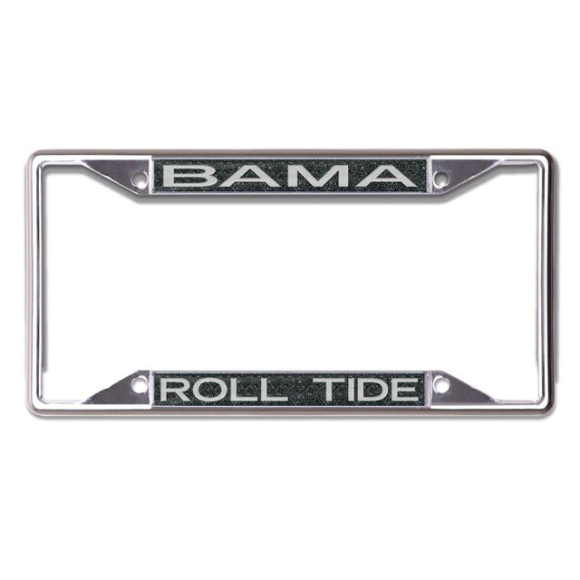 Alabama Crimson Tide GLITTER BACKGROUND Lic Plt Frame S/S Printed