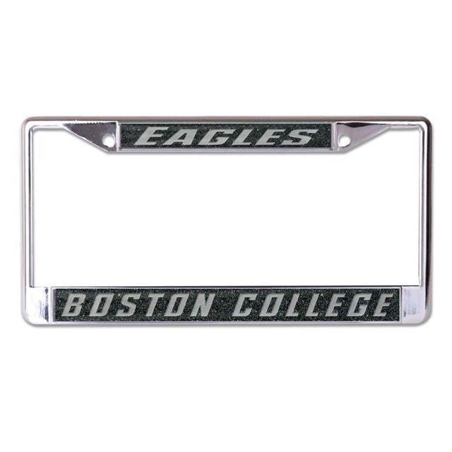 Boston College Eagles GLITTER BACKGROUND Lic Plt Frame S/L Printed