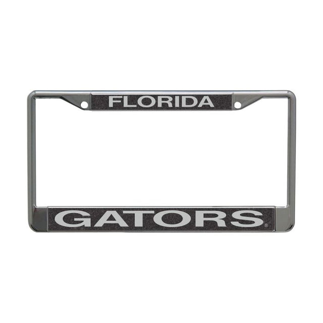 Florida Gators GLITTER BACKGROUND Lic Plt Frame S/L Printed