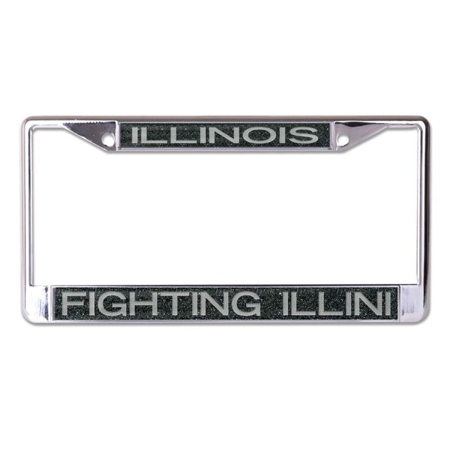 Illinois Fighting Illini FONDO BRILLANTE Licencia Plt Marco S/L Impreso