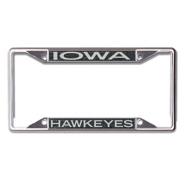 Iowa Hawkeyes FONDO BRILLANTE Licencia Plt Marco S/C Impreso