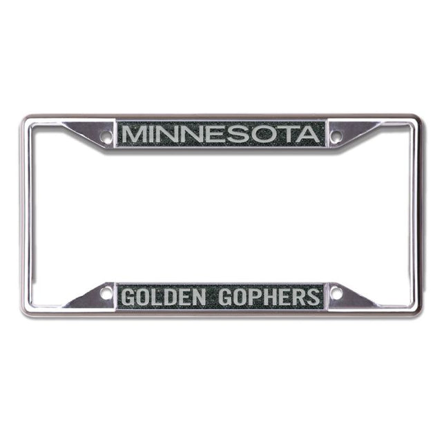 Minnesota Golden Gophers GLITTER BACKGROUND Lic Plt Frame S/S Printed