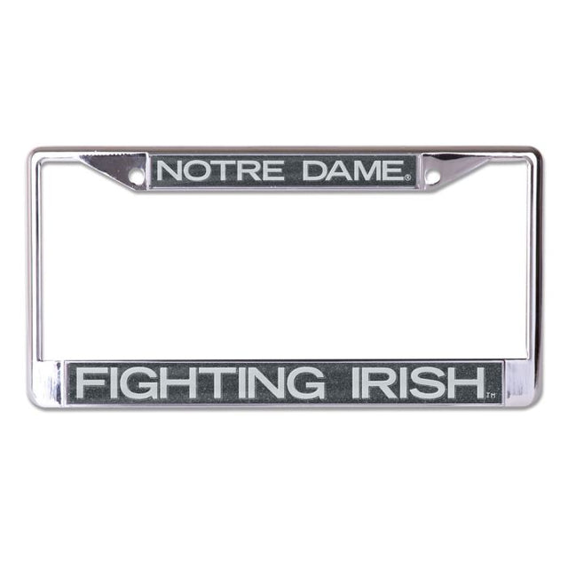 Notre Dame Fighting Irish Lic Plt Frame S/L Printed