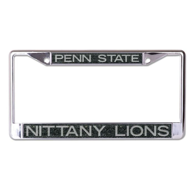 Penn State Nittany Lions GLITTER BACKGROUND Lic Plt Frame S/L Printed