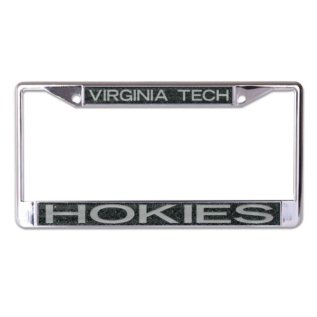 Virginia Tech Hokies FONDO BRILLANTE Licencia Plt Marco S/L Impreso