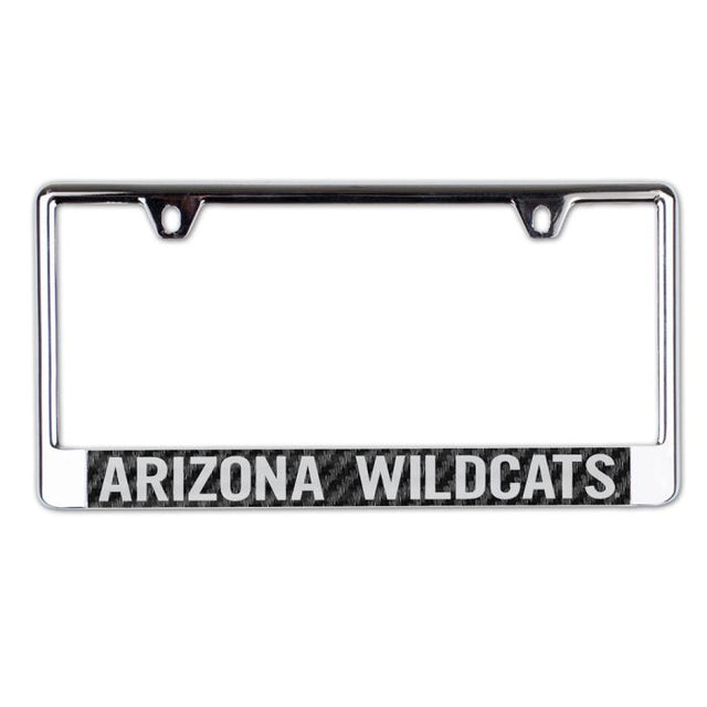 Arizona Wildcats CARBON Lic Plate Frame B/O Printed