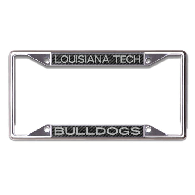 Louisiana Tech Bulldogs CARBON Lic Plt Frame S/S Printed