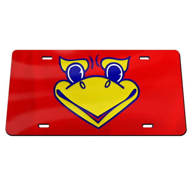 Kansas Jayhawks Specialty Acrylic License Plate