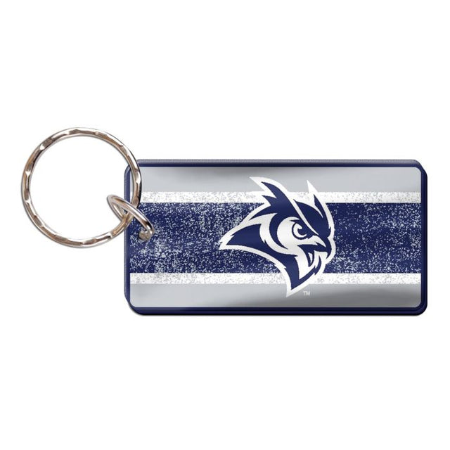 Rice Owls VINTAGE Keychain Rectangle