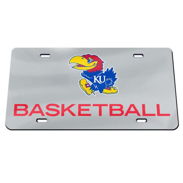 Kansas Jayhawks Acrylic Classic License Plates