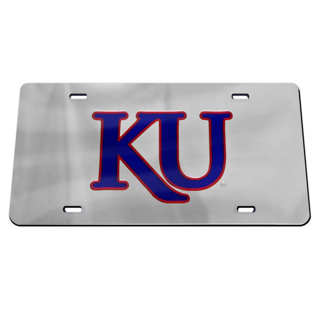 Kansas Jayhawks Specialty Acrylic License Plate