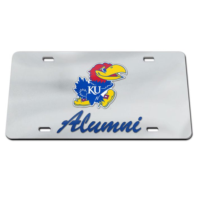 Kansas Jayhawks Specialty Acrylic License Plate