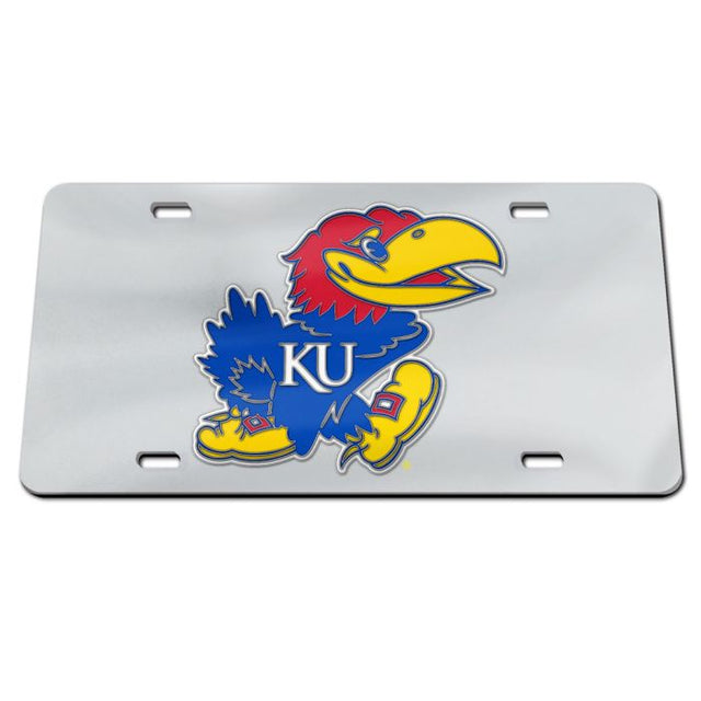 Kansas Jayhawks Specialty Acrylic License Plate