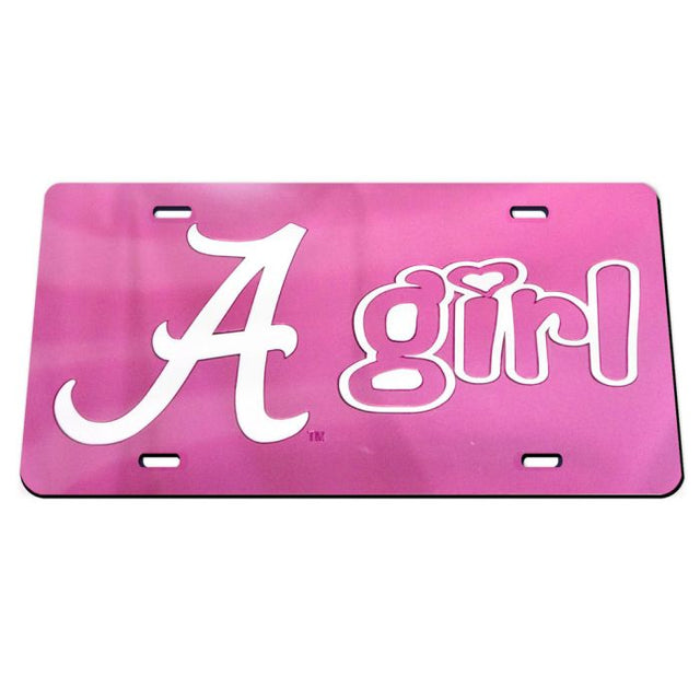 Alabama Crimson Tide Acrylic Classic License Plates