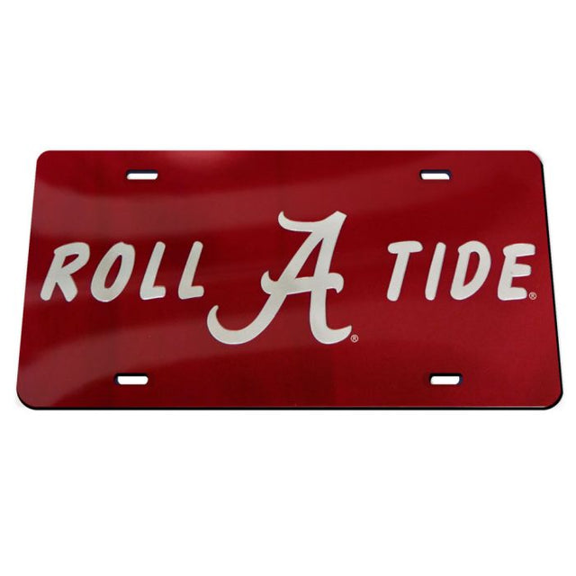 Matrícula acrílica especial de Alabama Crimson Tide