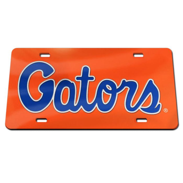 Florida Gators Acrylic Classic License Plates