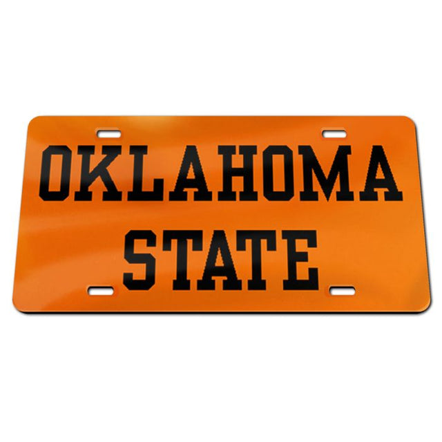 Oklahoma State Cowboys Specialty Acrylic License Plate