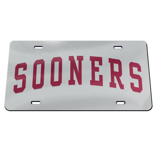 Oklahoma Sooners Acrylic Classic License Plates