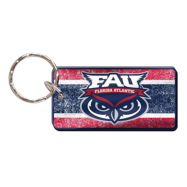 Florida Atlantic Owls VINTAGE Keychain Rectangle