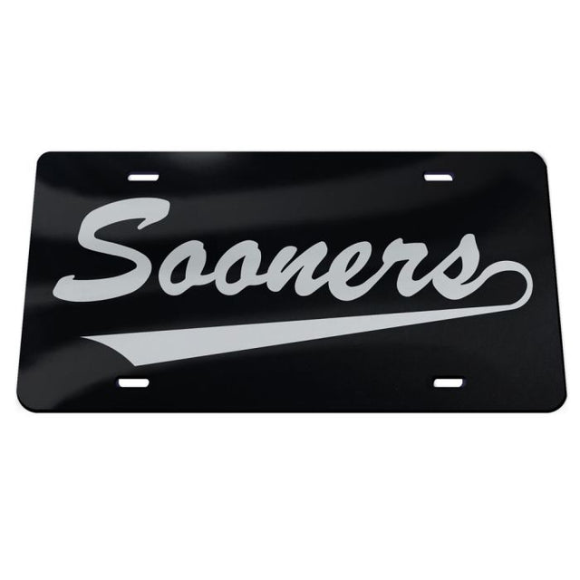 Oklahoma Sooners Acrylic Classic License Plates