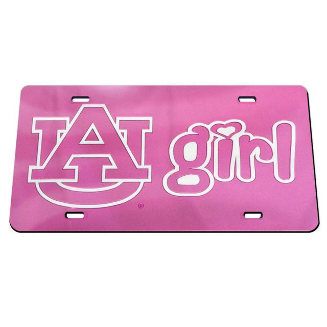 Auburn Tigers Acrylic Classic License Plates