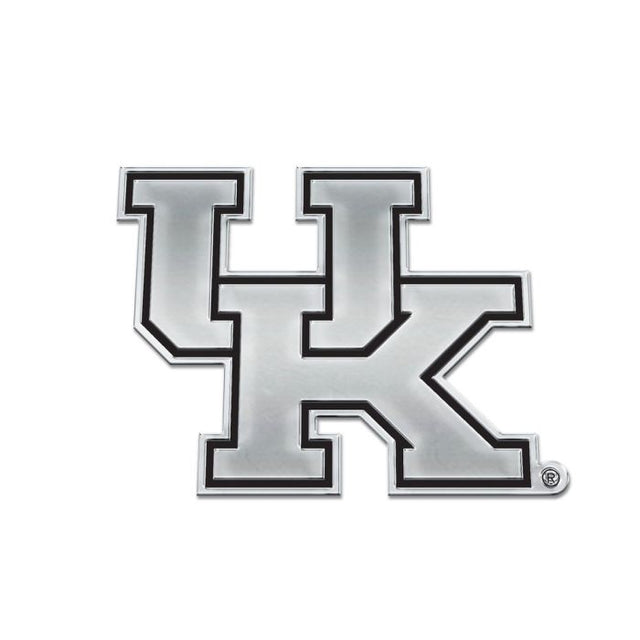 Emblema para automóvil de forma libre cromado de Kentucky Wildcats