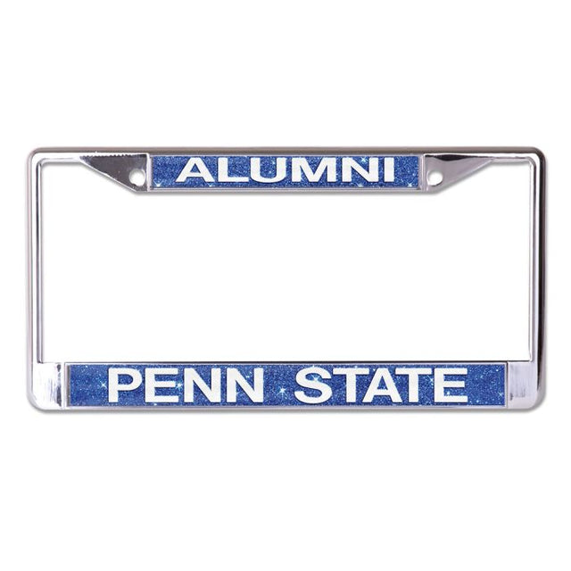 Penn State Nittany Lions GLITTER BACKGROUND Lic Plt Frame S/L Printed