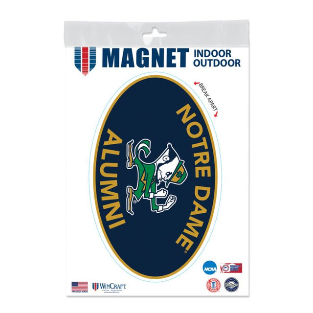 Imanes para exteriores ALLEMNI de Notre Dame Fighting Irish de 5" x 7"