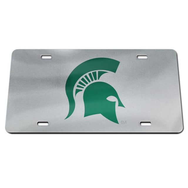 Michigan State Spartans Steel License Plate