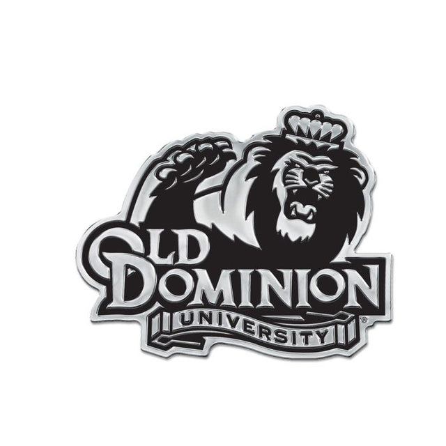 Emblema para automóvil de forma libre cromado Old Dominion Monarchs