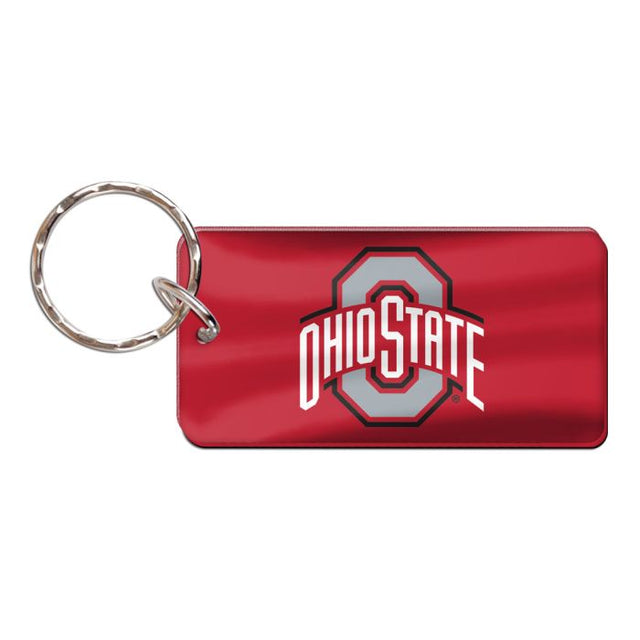 Llavero rectangular de los Ohio State Buckeyes