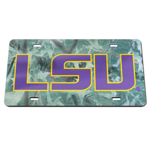 LSU Tigers Specialty Acrylic License Plate