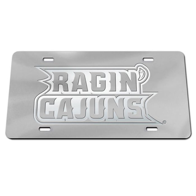 Louisiana - Lafayette Ragin Cajuns FROSTED Specialty Acrylic License Plate