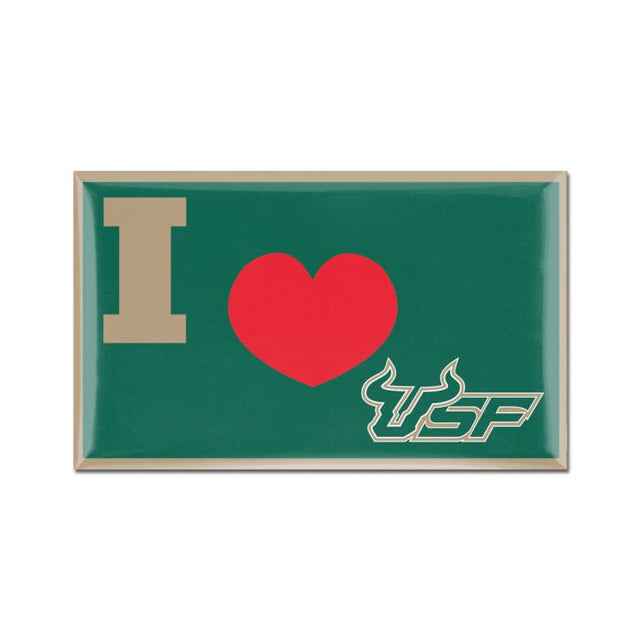 Imanes abovedados de los South Florida Bulls de 3" x 5"