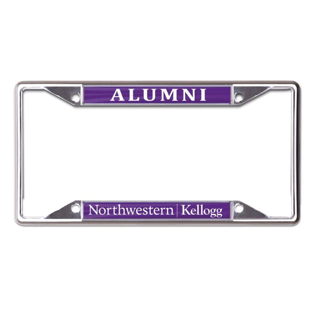 Northwestern Wildcats Lic Plt Frame S/S Printed