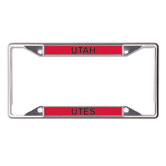 Utah Utes Lic Plt Frame S/S Printed