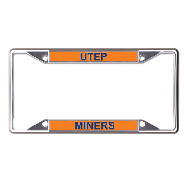 UTEP Miners Lic Plt Frame S/S Printed