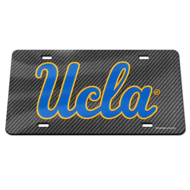 UCLA Bruins CARBON Specialty Acrylic License Plate