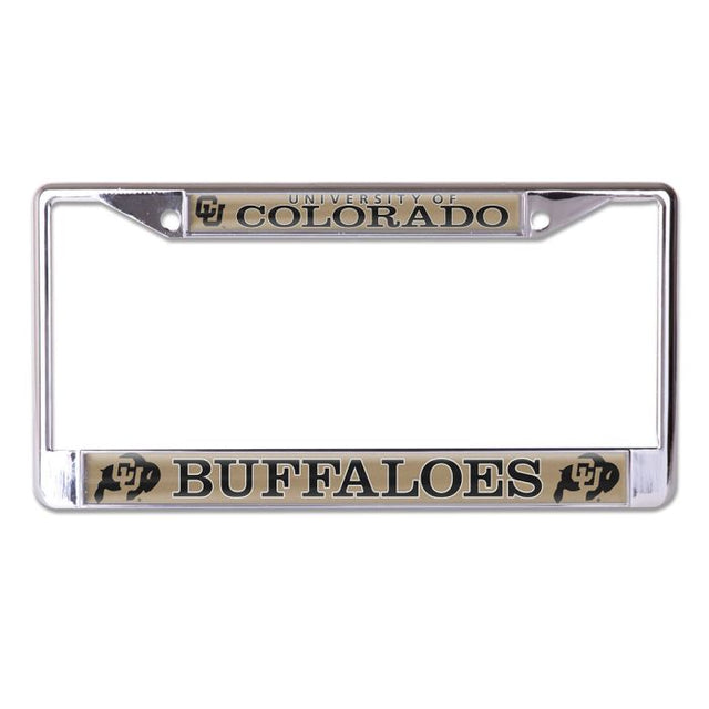 Colorado Buffaloes Lic Plt Frame S/L Domed