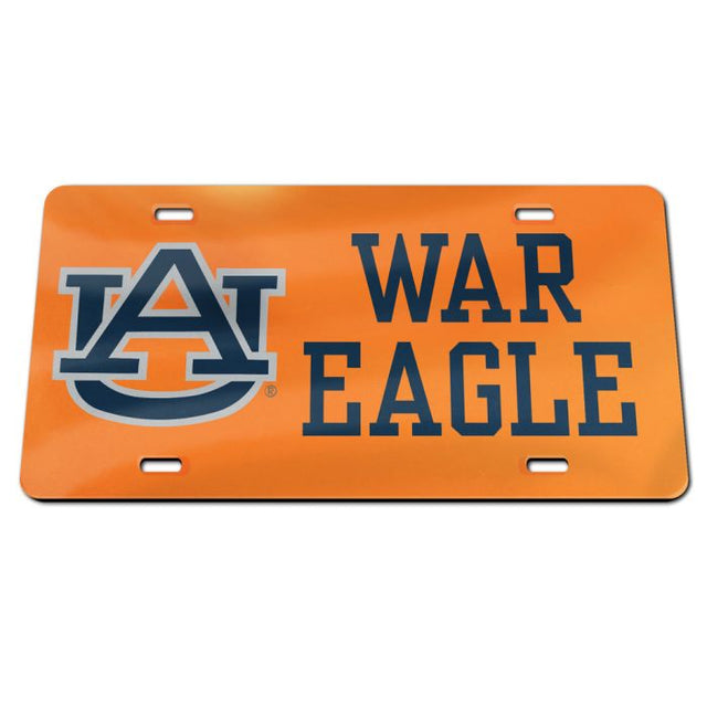 Auburn Tigers Specialty Acrylic License Plate