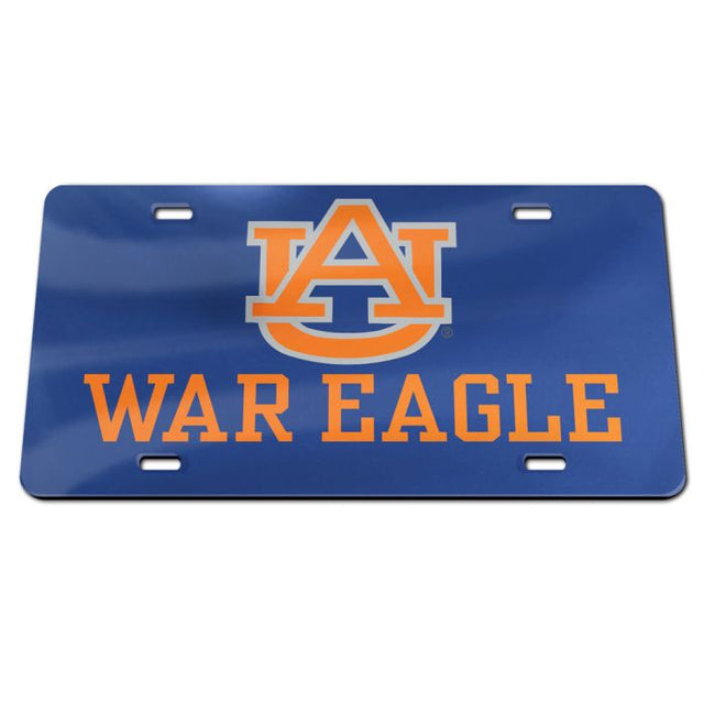 Placas de matrícula clásicas de acrílico de Auburn Tigers