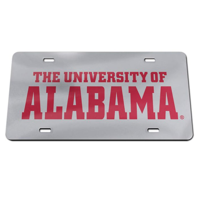 Alabama Crimson Tide Acrylic Classic License Plates