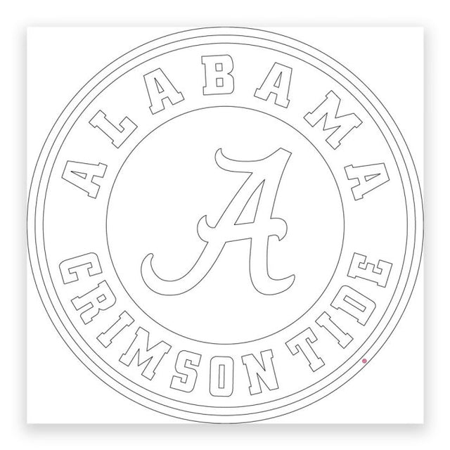 Alabama Crimson Tide Window Decals 12" x 12"