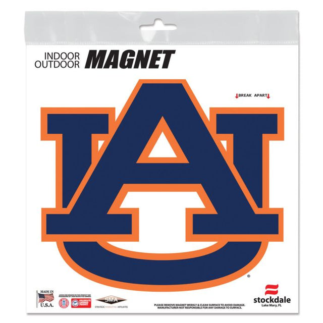 Auburn Tigers Outdoor Magnets 6" x 6"