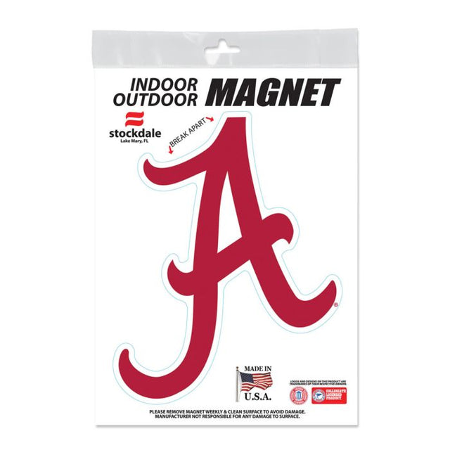 Imanes para exteriores de Alabama Crimson Tide de 5" x 7"