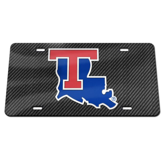 Matrícula acrílica especial de Louisiana Tech Bulldogs