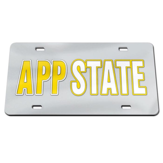 Appalachian State Mountaineers Specialty Acrylic License Plate